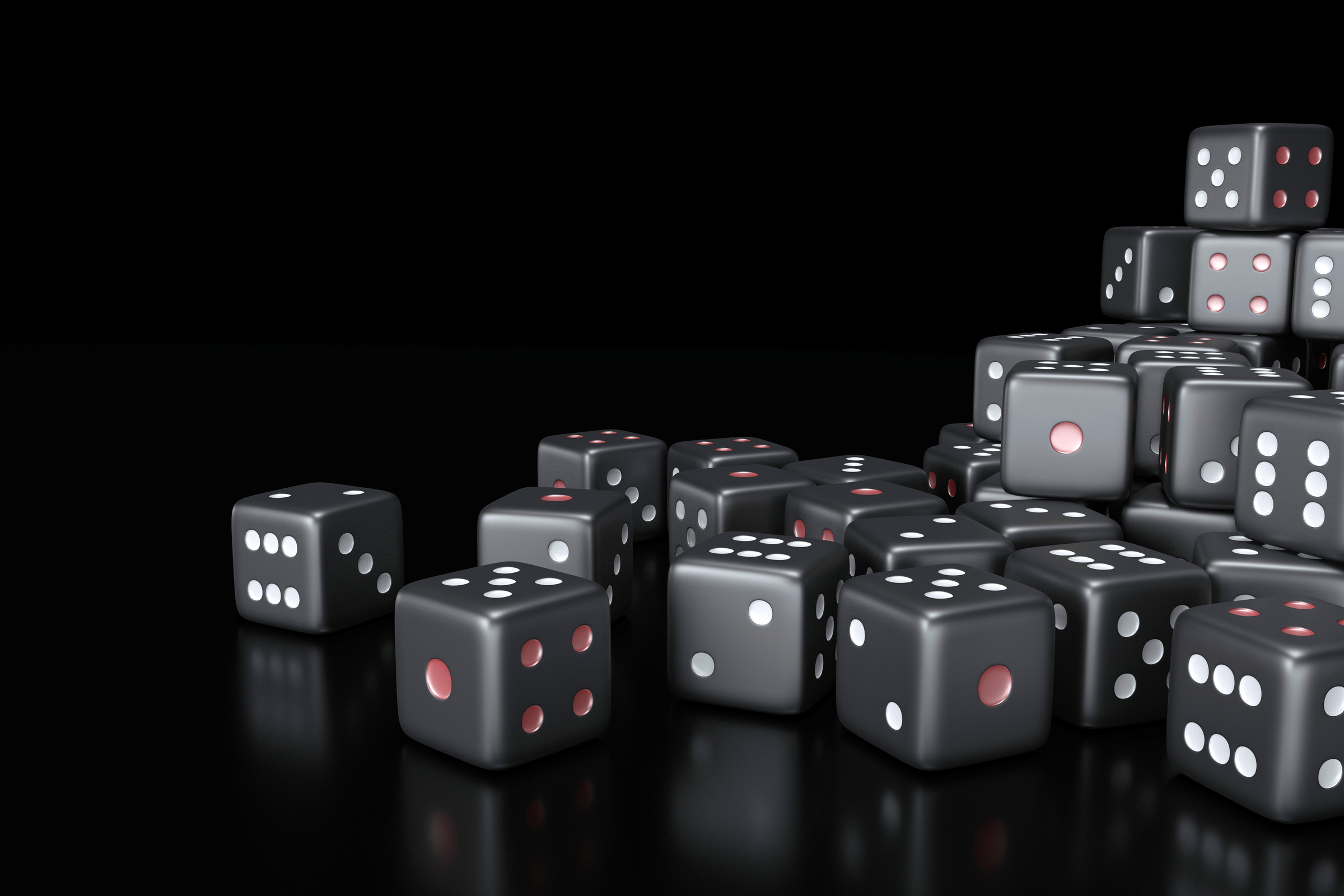 Dice. 3d rendering.